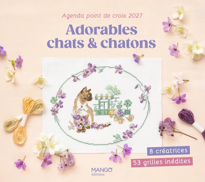 AGENDA POINT DE CROIX 2027 - ADORABLES CHATS & CHATONS