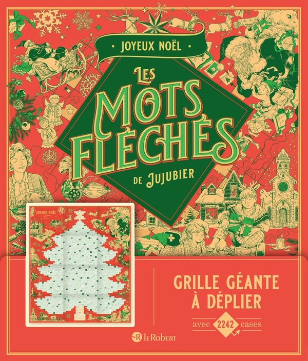 JOYEUX NOEL - LES MOTS FLECHES DE JUJUBIER - GRILLE GEANTE