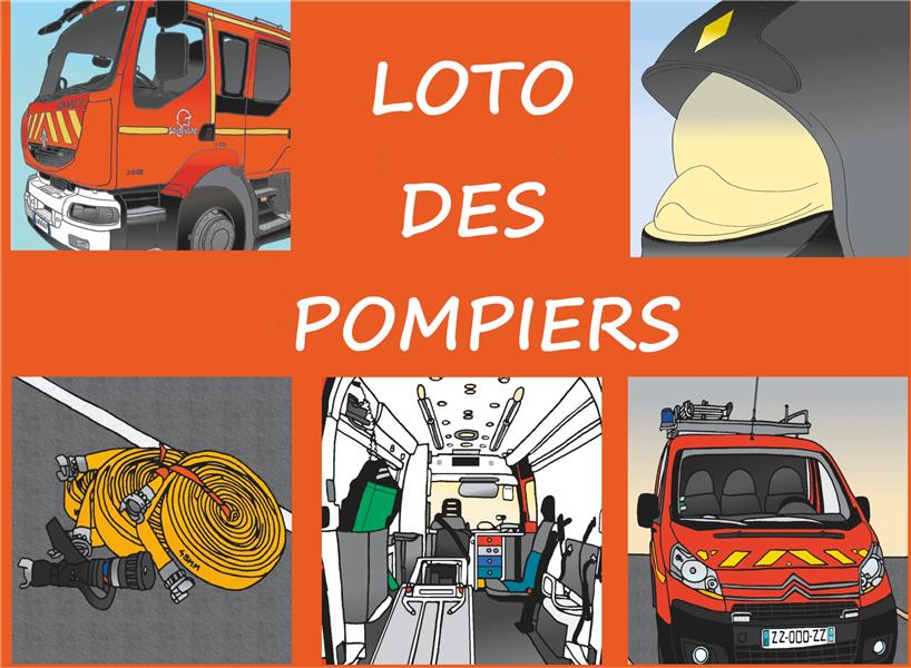LE LOTO DES POMPIERS - JEU DE SOCIETE A DECOUPER