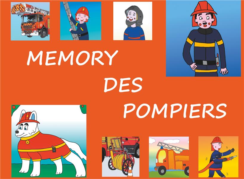 MEMORY DES POMPIERS - JEU DE SOCIETE A DECOUPER