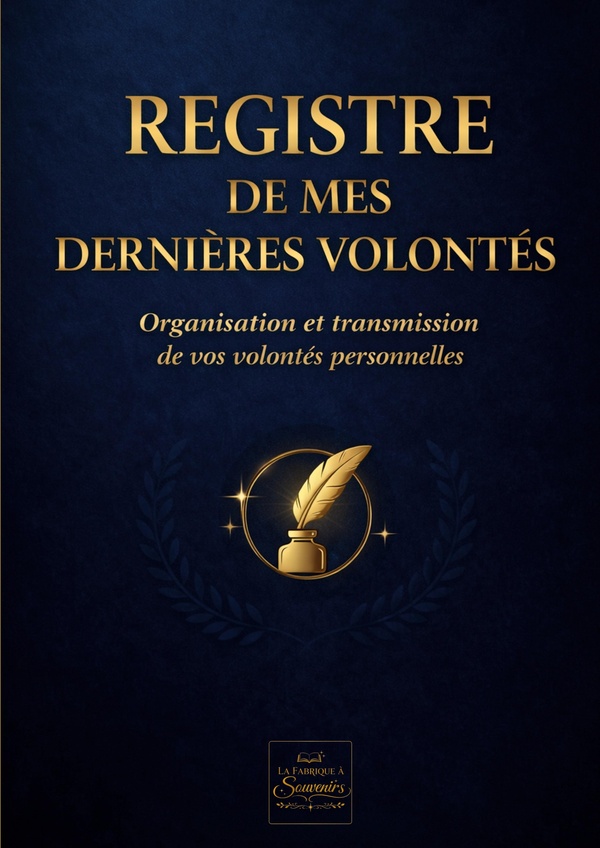 REGISTRE DE MES DERNIERS SOUHAITS ET DER - REGISTRE DE VOS DERNIERES VOLO