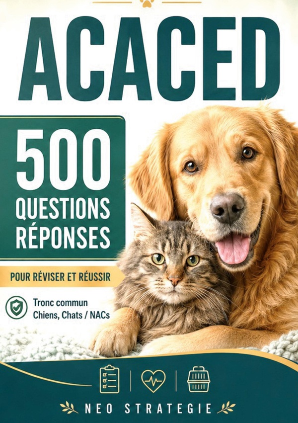 ACACED 500 QUESTIONS REPONSES - TRONC COMMUN CHIENS CHATS NACS