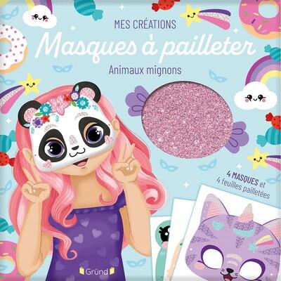 MASQUES A PAILLETER - ANIMAUX MIGNONS