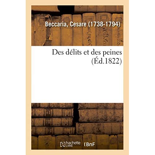 DES DELITS ET DES PEINES