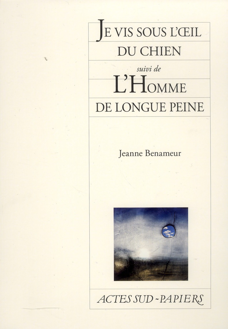 JE VIS SOUS L'OEIL DU CHIEN SUIVI DE L'HOMME DE LONGUE PEINE