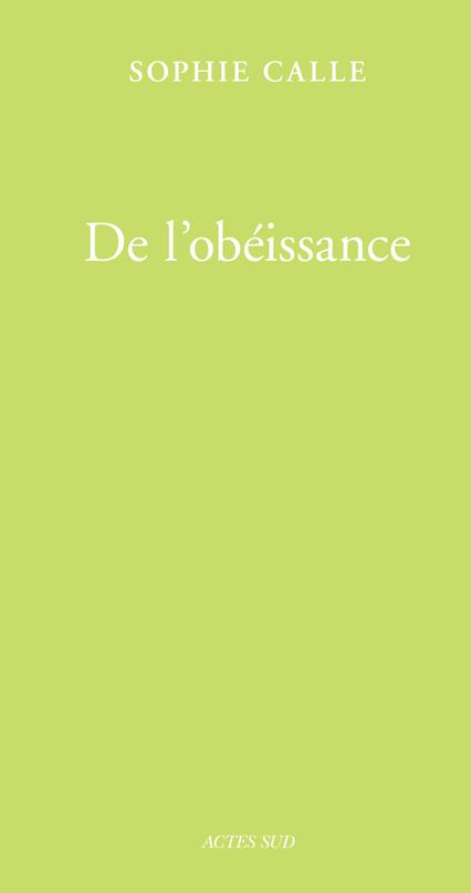 DE L'OBEISSANCE (LIVRE I) - FERMETURE ET BASCULE VERS 9782330128883