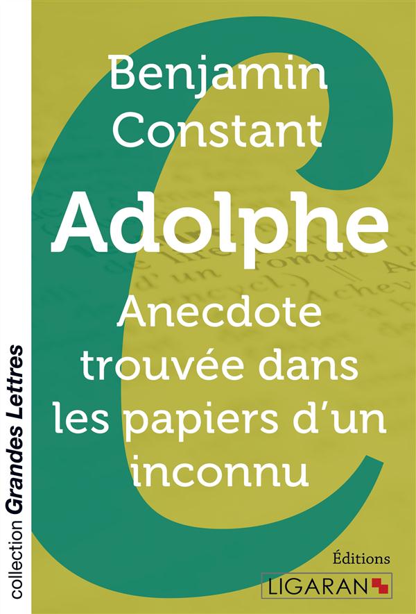 ADOLPHE (GRANDS CARACTERES) - ANECDOTE TROUVEE DANS LES PAPIERS D'UN INCONNU