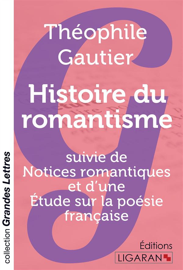 HISTOIRE DU ROMANTISME (GRANDS CARACTERES) - SUIVIE DE NOTICES ROMANTIQUES ET D'UNE ETUDE SUR LA POE