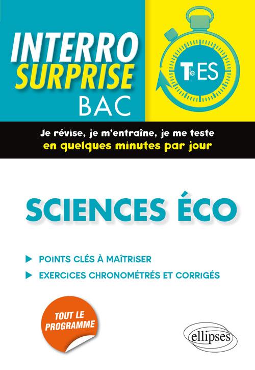 SCIENCES ECONOMIQUES ET SOCIALES - TERMINALE ES