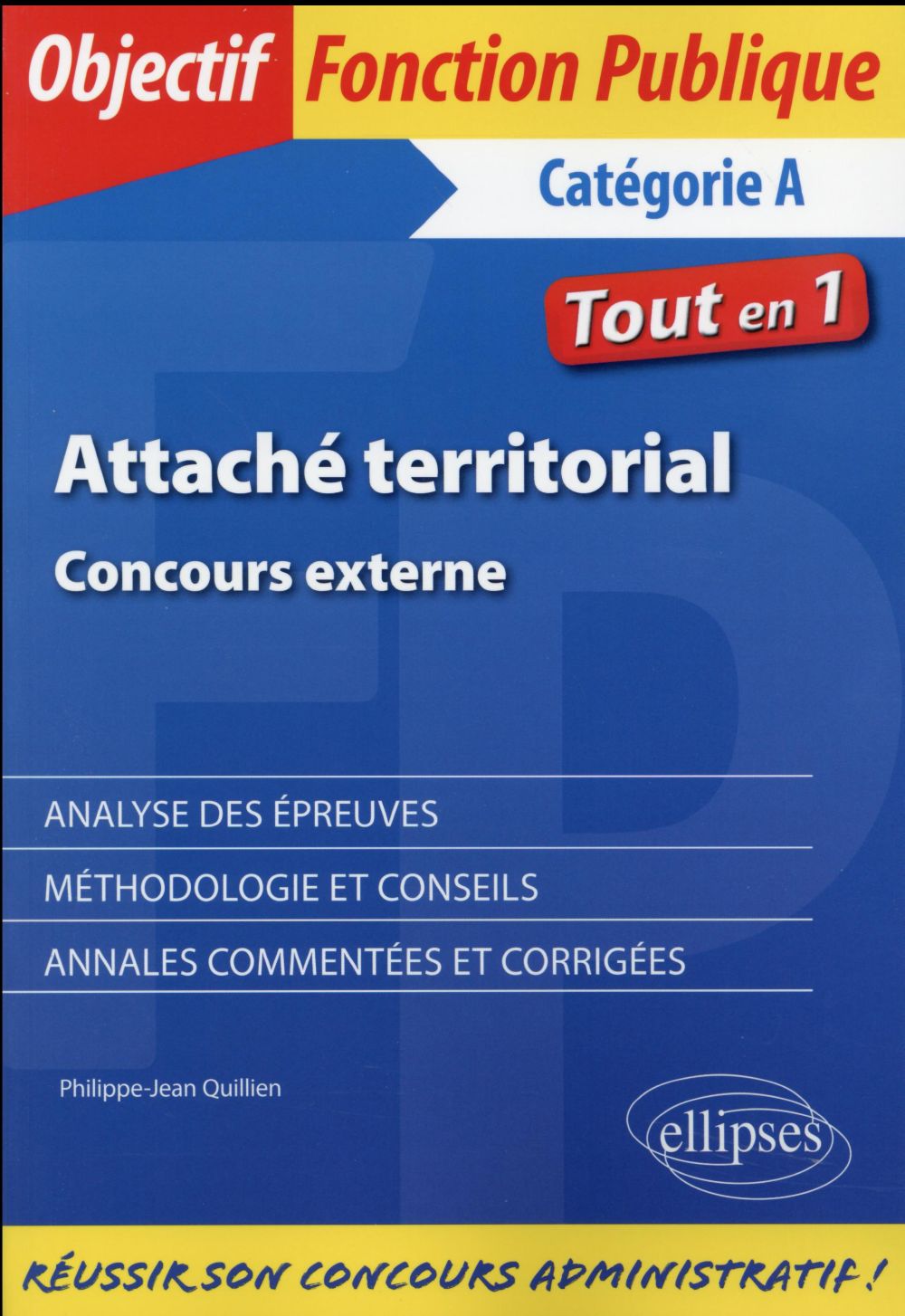 ATTACHE TERRITORIAL. CONCOURS EXTERNE