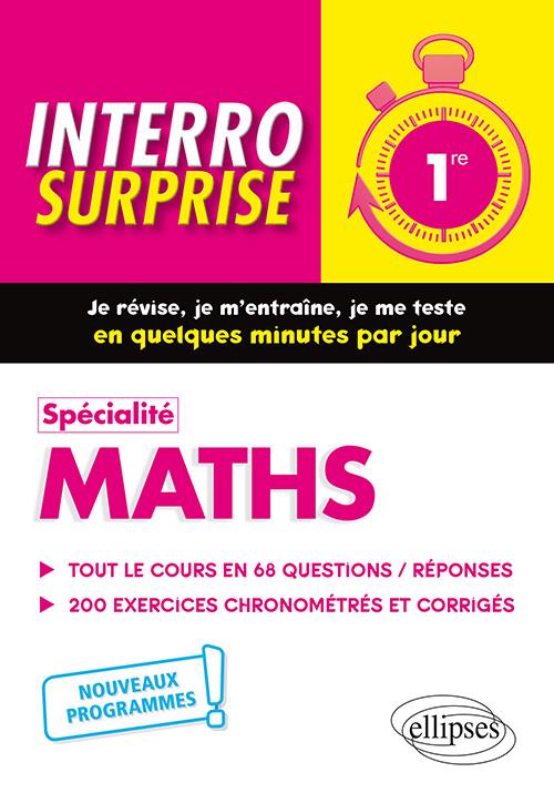 SPECIALITE MATHS - PREMIERE - NOUVEAUX PROGRAMMES
