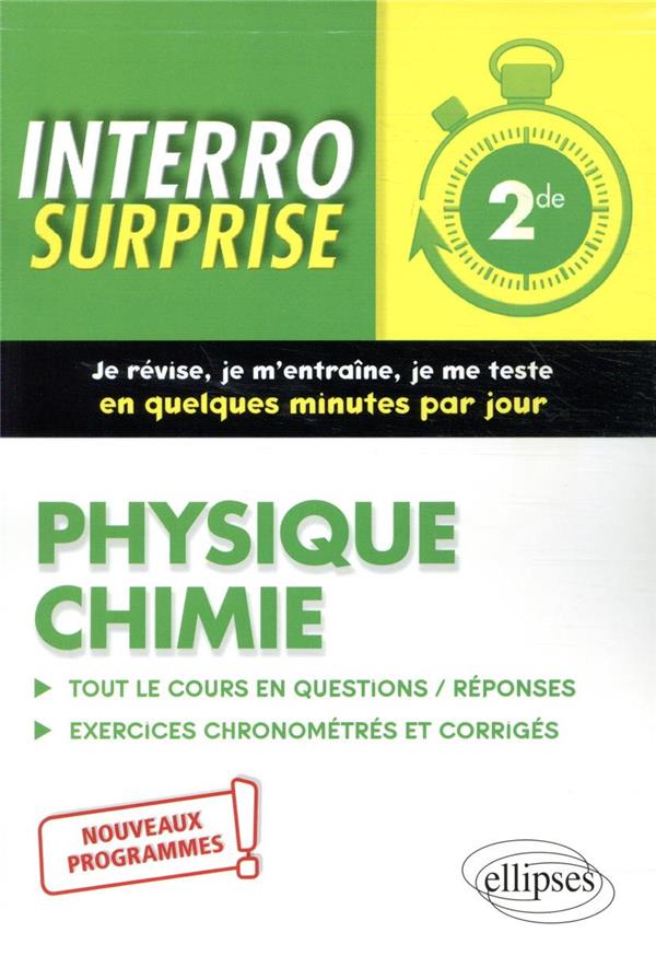 PHYSIQUE CHIMIE - SECONDE - NOUVEAUX PROGRAMMES