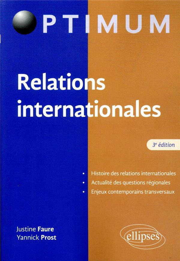 RELATIONS INTERNATIONALES  3E EDITION