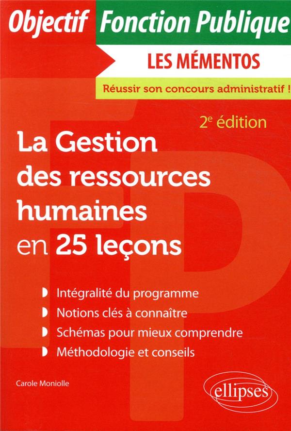 LA GESTION DES RESSOURCES HUMAINES EN 25 LECONS - 2E EDITION