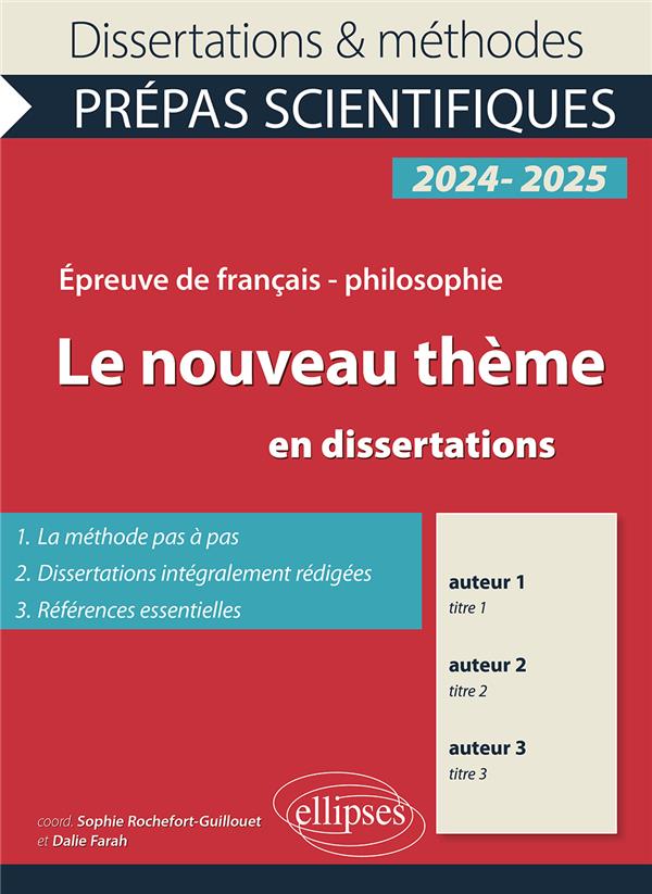 FAIRE CROIRE EN 22 DISSERTATIONS - EPREUVE DE FRANCAIS-PHILOSOPHIE. CONCOURS 2024-2025. PIERRE CHODE