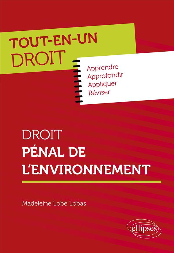DROIT PENAL DE L'ENVIRONNEMENT