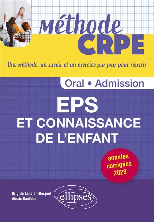 EPS ET CONNAISSANCE DE L'ENFANT - CRPE