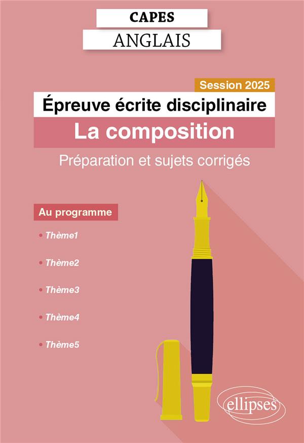 CAPES ANGLAIS 2025 - EPREUVE ECRITE DISCIPLINAIRE APPLIQUEE