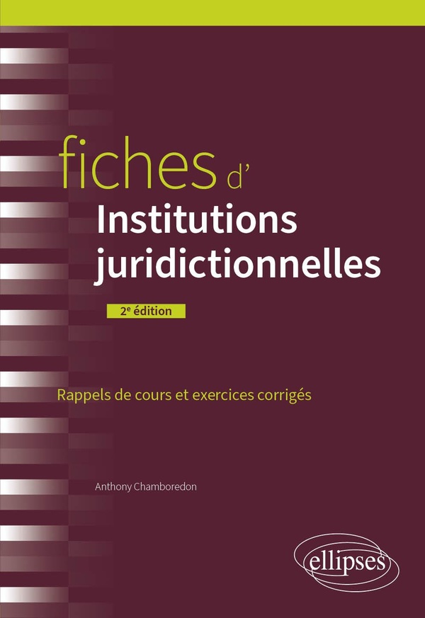 FICHES D'INSTITUTIONS JURIDICTIONNELLES