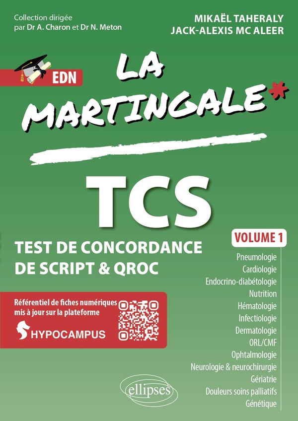 TCS TEST DE CONCORDANCE DE SCRIPT & QROC - VOLUME 1