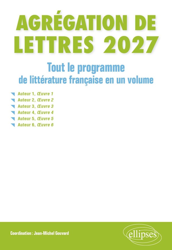 AGREGATION DE LETTRES 2027. TOUT LE PROGRAMME DE LITTERATURE FRANCAISE EN UN VOLUME - CHRISTINE DE P