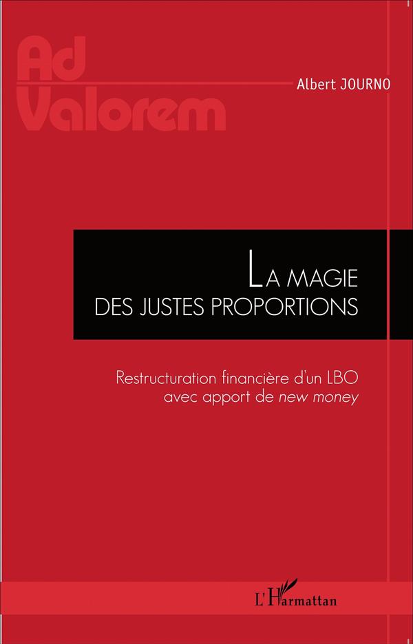 LA MAGIE DES JUSTES PROPORTIONS - RESTRUCTURATION FINANCIERE D'UN LBO AVEC APPORT DE NEW MONEY