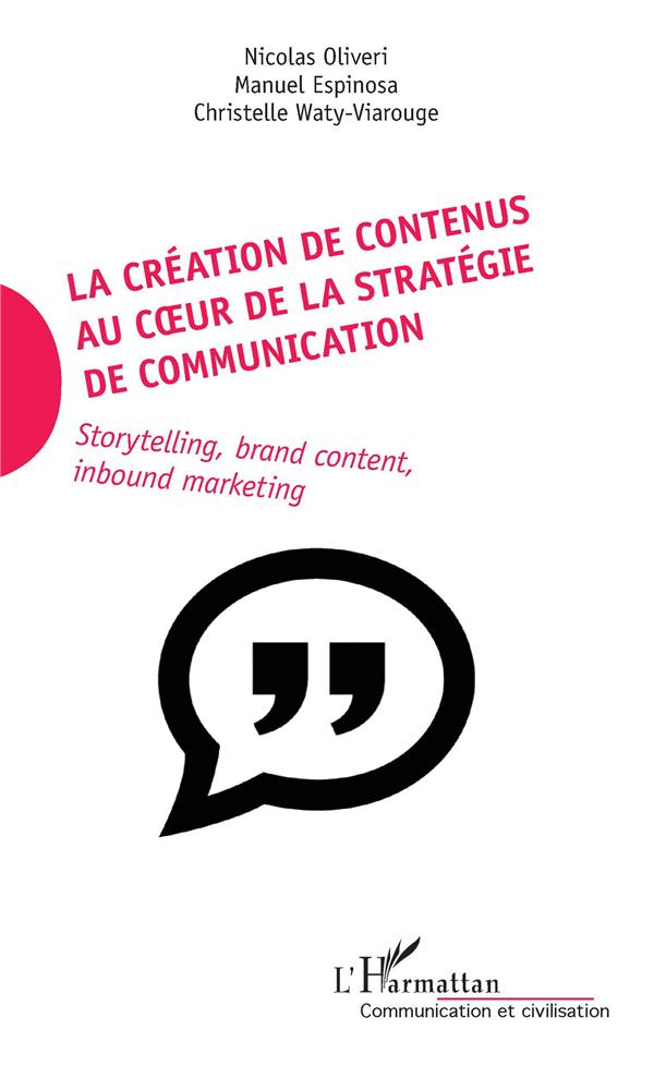 LA CREATION DE CONTENUS AU COEUR DE LA STRATEGIE DE COMMUNICATION - STORYTELLING, BRAND CONTENT, INB