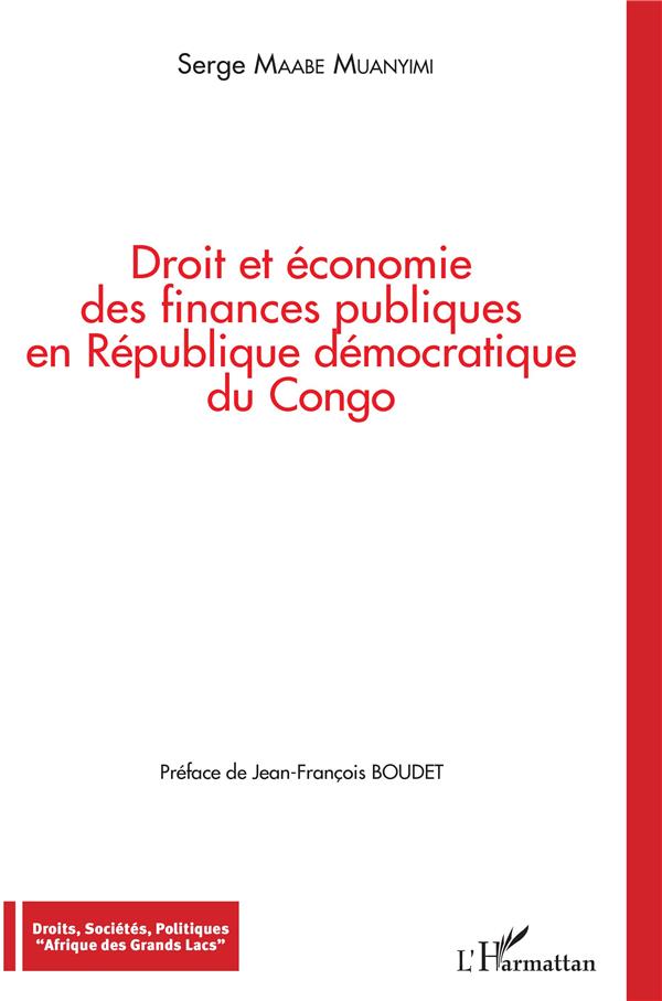DROIT ET ECONOMIE DES FINANCES PUBLIQUES EN REPUBLIQUE DEMOCRATIQUE DU CONGO