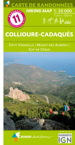 11 COLLIOURE-CADAQUES COTE VERMEILLE - MASSIF DES ALBERES - CAP DE CREUS