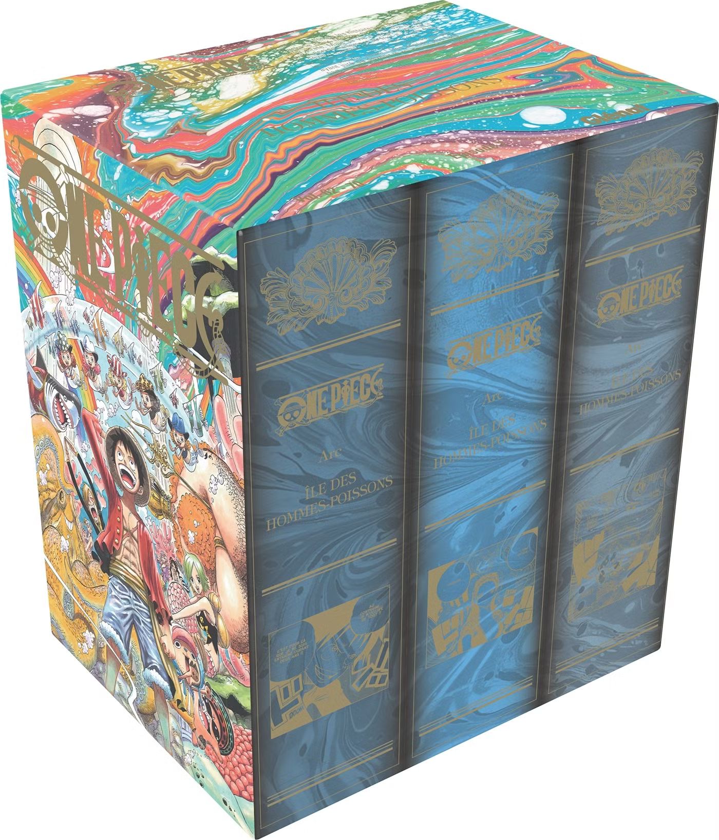 ONE PIECE - COFFRET VIDE ILE DES HOMMES-POISSONS (TOMES 62 A 70) - (TOMES 62-70)