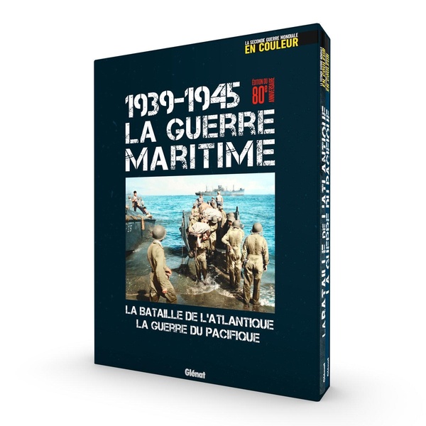 LA SECONDE GUERRE MONDIALE EN COULEUR - COFFRET LA GUERRE MARITIME (1939-1945) - LA BATAILLE DE L'AT