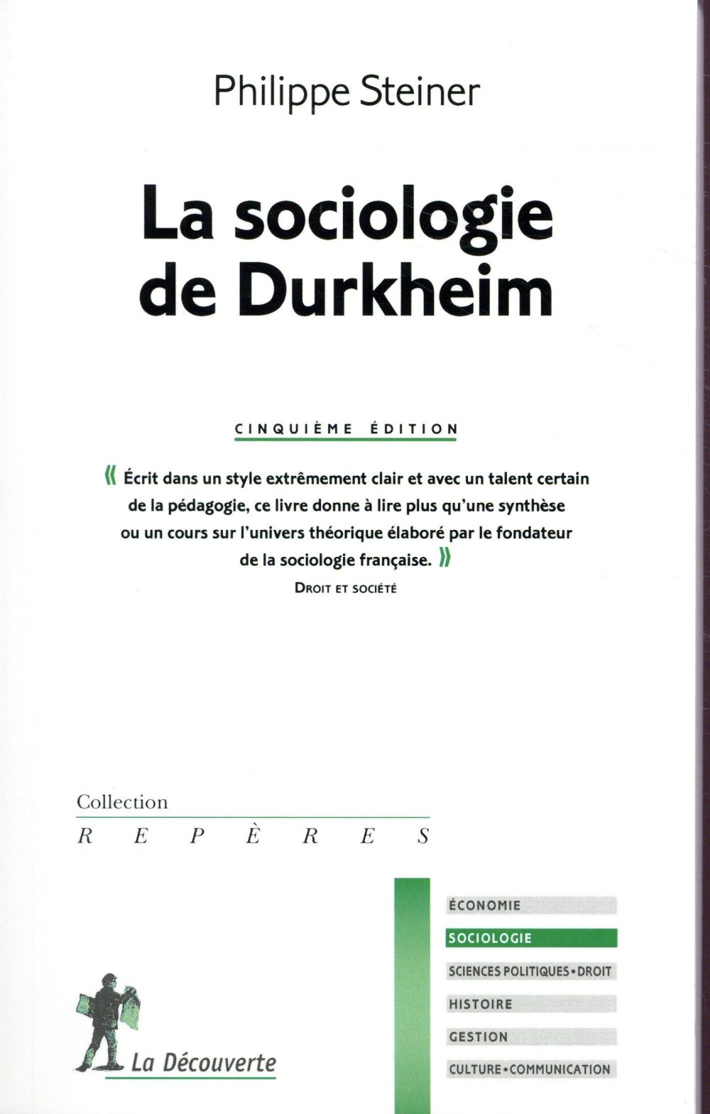 LA SOCIOLOGIE DE DURKHEIM
