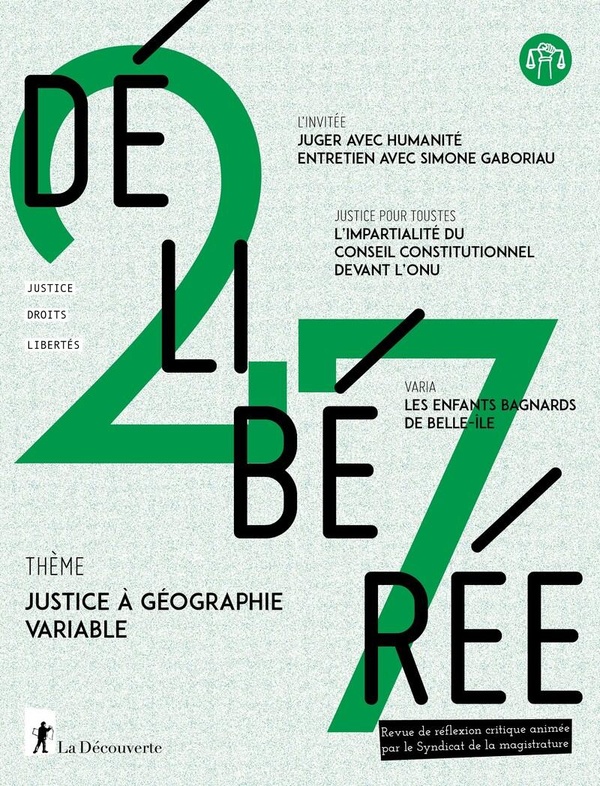 DELIBEREE N 27 - JUSTICE A GEOGRAPHIE VARIABLE