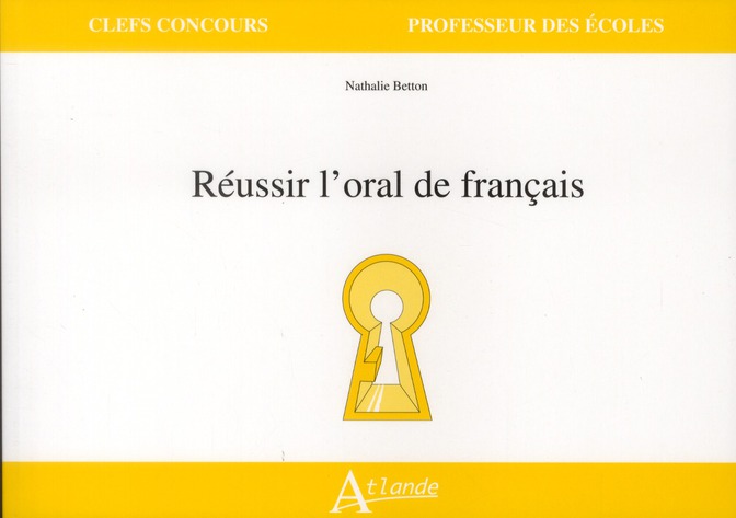 REUSSIR L'ORAL DE FRANCAIS