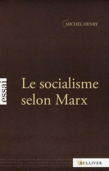 LE SOCIALISME SELON MARX