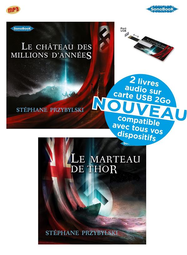 COFFRET 2 LIVRES AUDIO  SUR CARTE USB TOMES 1 & 2 TETRALOGIE DES ORIGINES