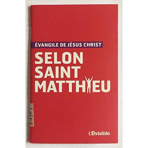 EVANGILE DE JESUS CHRIST - SELON SAINT MATTHIEU - NOUVELLE TRADUCTION AELF