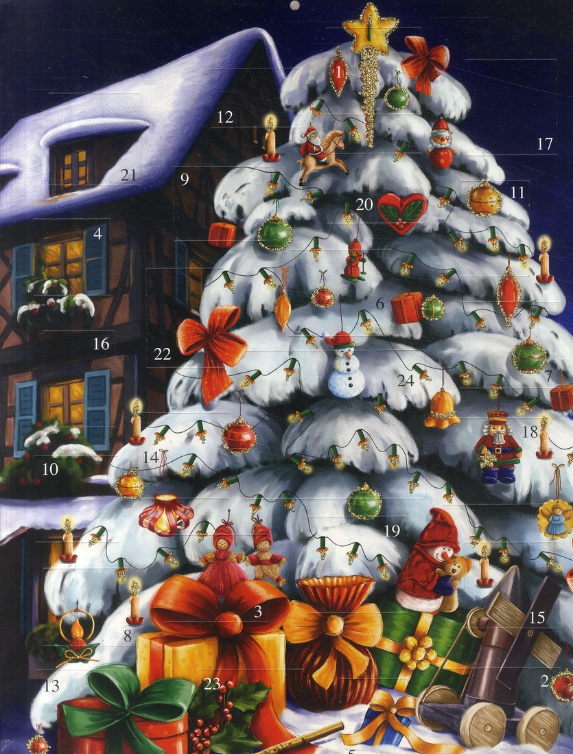 CALENDRIER DE L'AVENT NOEL BLANC - EVANGELISTI