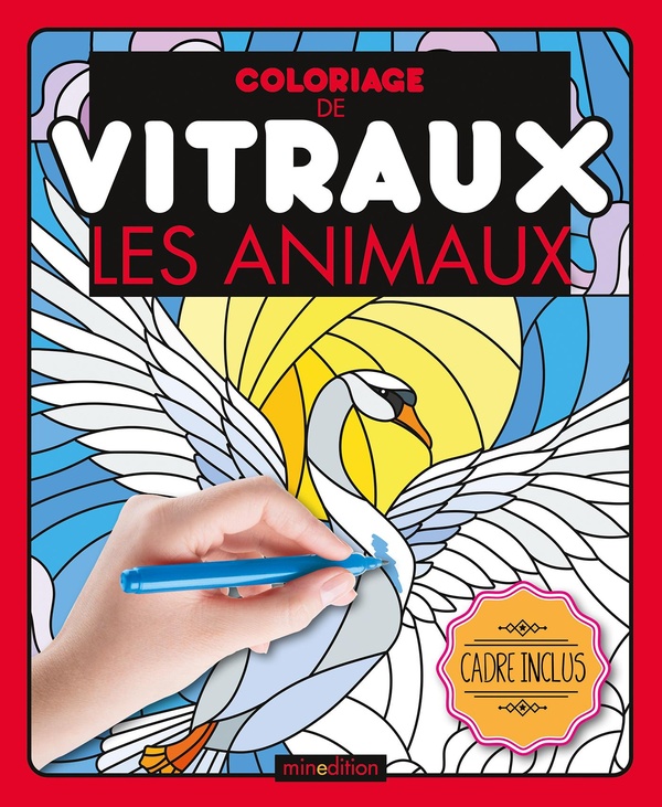 COLORIAGE DE VITRAUX - LES ANIMAUX