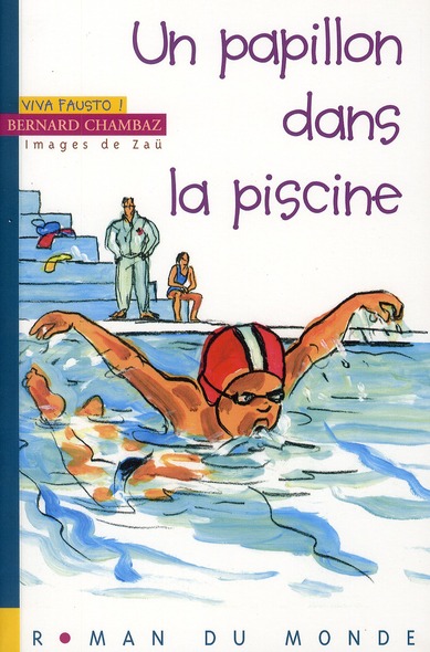 UN PAPILLON DANS LA PISCINE