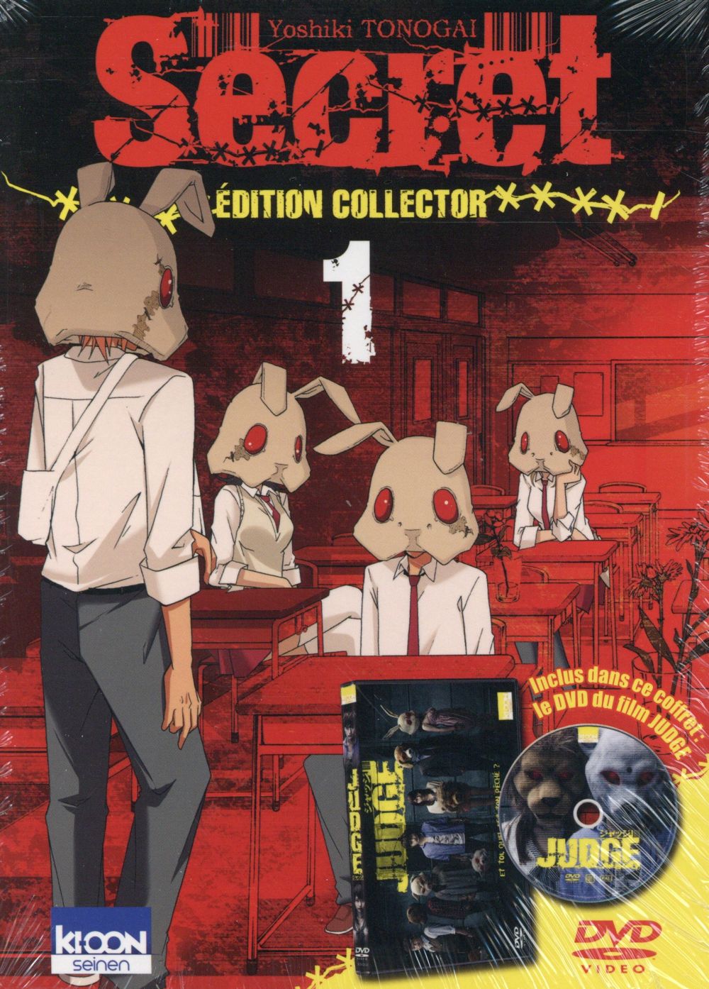 SECRET T01 - PACK COLLECTOR AVEC DVD FILM JUDGE - VOL01