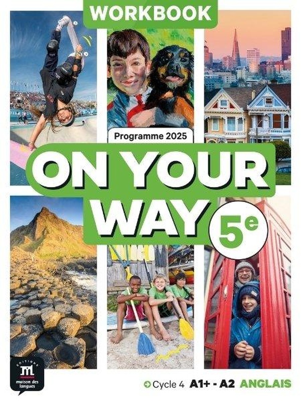 ON YOUR WAY! 5EME - ANGLAIS (2026) - WORKBOOK