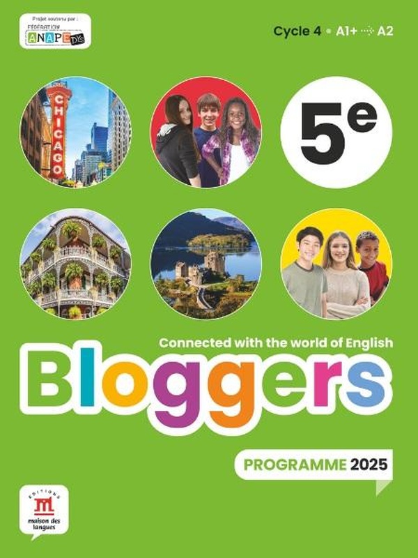 BLOGGERS 5E - ANGLAIS (2026) - LIVRE DE L'ELEVE