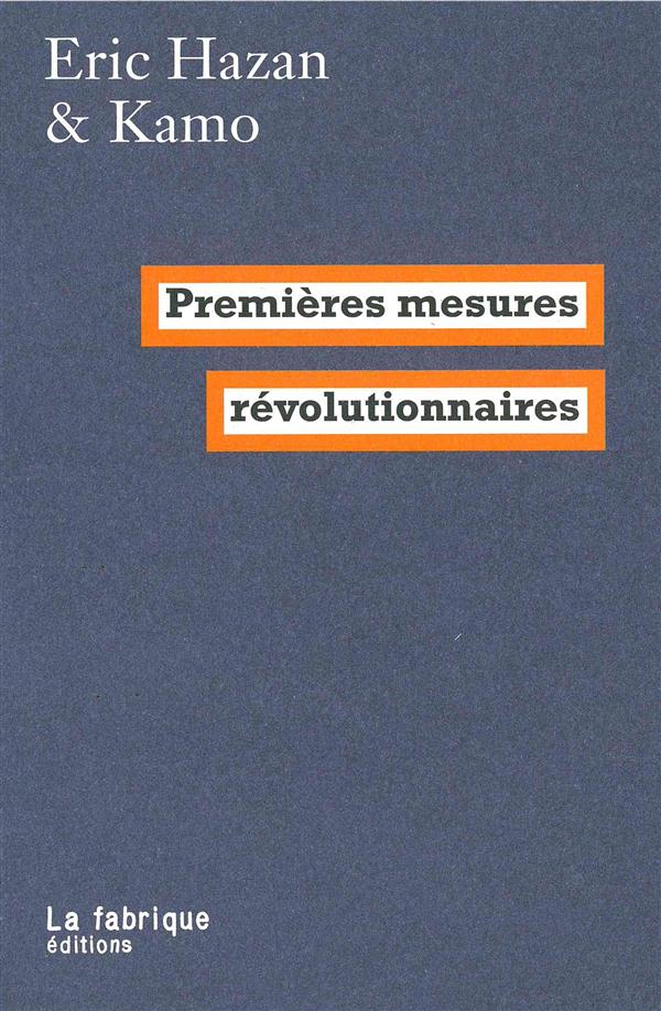 PREMIERES MESURES REVOLUTIONNAIRES