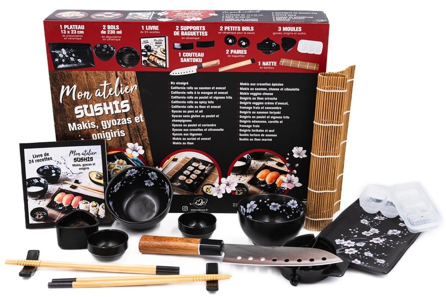 2025, MON ATELIER SUSHIS, MAKIS, GYOZAS & ONIGIRIS MAISON