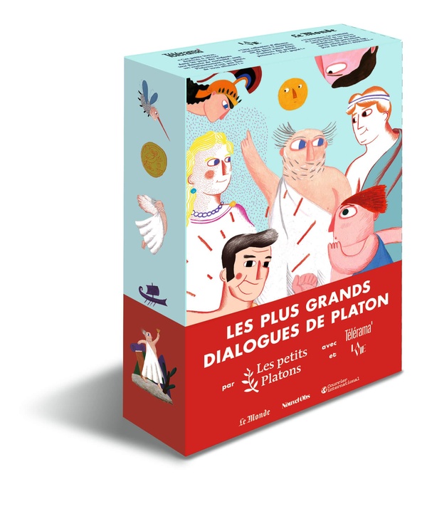 COFFRET LES PLUS GRANDS DIALOGUES DE PLATON ADAPTES PAR LES PETITS PLATONS