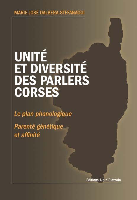 UNITE ET DIVERSITE DES PARLERS CORSE