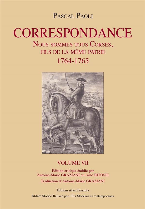 PAOLI CORRESPONDANCE VOLUME 7