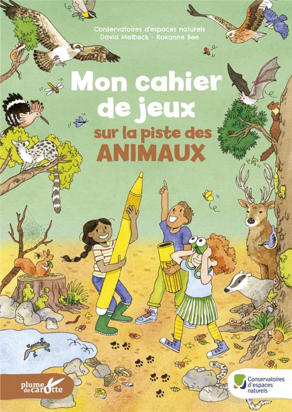 MON CAHIER DE JEUX SUR LA PISTE DES ANIMAUX