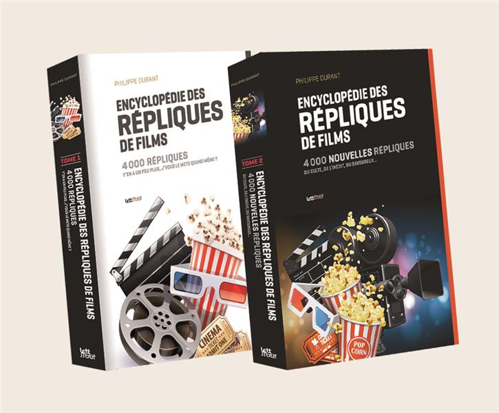 ENCYCLOPEDIE DES REPLIQUES DE FILMS (PACK TOME 1 + TOME 2)